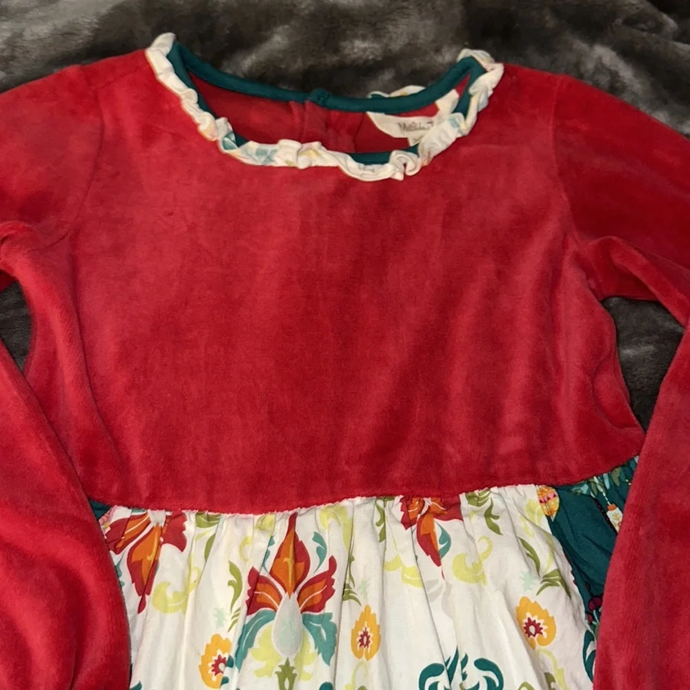 Matilda Jane Happy Holly Daze Christmas Dress size 6 - Picture 5 of 5